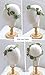 FIDDY898 Flower Crown Greenery Boho Headband Festival Wedding Flower Girl Headpiece Wreath Photo Hair Prop (Headpiece)