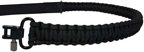 Gun Sling Paracord 550 Adjustable Length 2 Point Strap With Swivels On Both Ends For Rifle Shotgun And Crossbow Hunting Camping Tactical Survival
