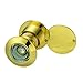 TOGU TG3828NG-SC Brass UL Listed 220-degree Door Viewer with Heavy Duty Privacy Cover for 1-3/5
