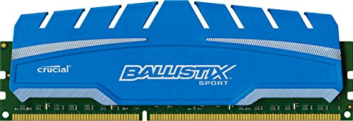 Ballistix Sport XT 4GB Single DDR3 1600 MT/s (PC3-12800) CL9 at 1.5V UDIMM 240-Pin Memory Module BLS4G3D169DS3