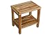 EcoDecors Eleganto Shower Stool, Natural primary