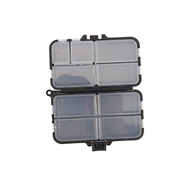 Yosoo-Strong-Plastic-Portable-Light-Weight-Fishing-Storage-Box-Fishing-Lure-Bait-Tackle-Waterproof-Storage-Box-Case-with-26-Individual-Compartments-Black