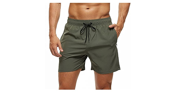 Men Men's Stretch Swim Trunks Quick Dry 