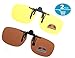 Clip On Sunglasses Polarized Driving Glasses,Shileded Retro Night Vision Outdoor
