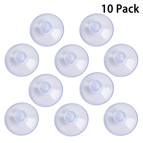 HSTECH 10 Pcs Radar Detectors Suction Cups for Clear Cobra Escort and Beltronics Radar Detector Mount