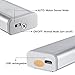 Motion Sensor Rechargeable 10 Bright LED Night Light Bar with USB Cable, SATU BROWN Stick-on Anywhere 3 Modes Portable Lamp with Magnetic Strip for Under Cabinet Closet Cupboard Porch Wardrobe