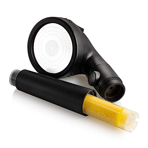 Original StoneStream EcoPower Shower Head System — Spa Like Ionic