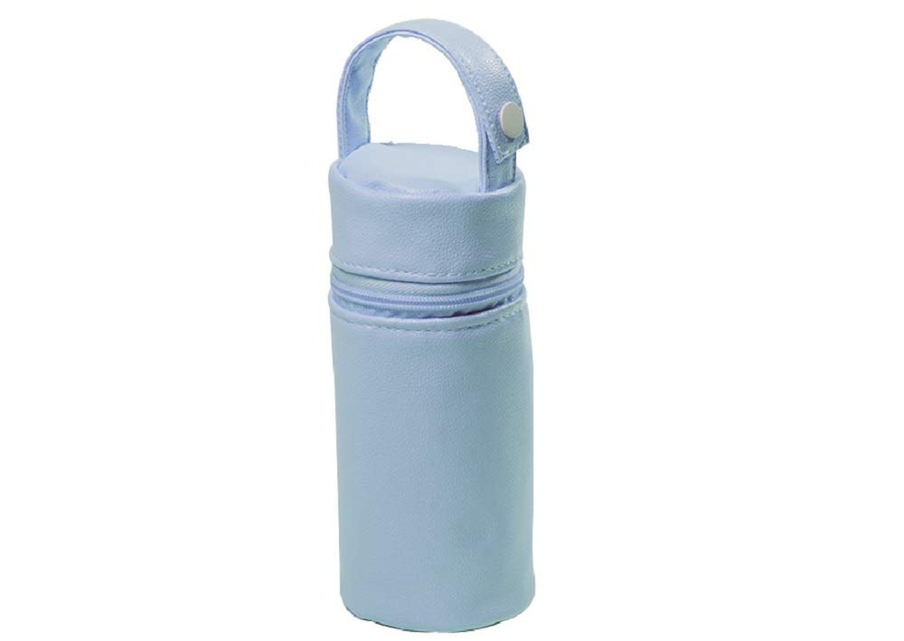 Baby Bottle Carrier Universal Ideal Travel, Bottle Cover (Blue)