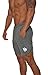 YoungLA Men's Running Shorts Athletic Gym Workout Powerlifting 104 Gry L Grey