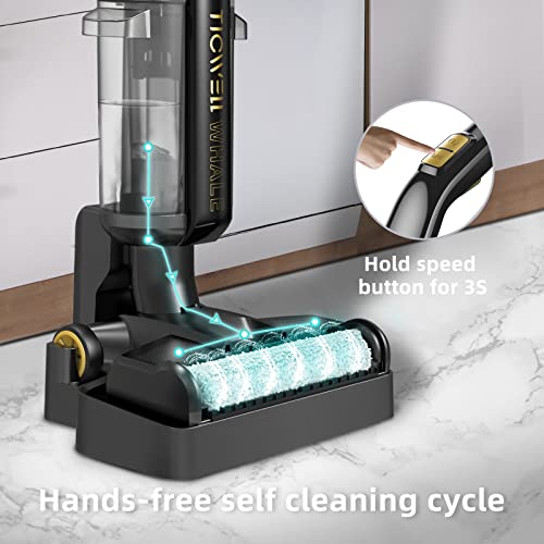 TICWELL Cordless Wet Dry Vacuum Cleaner, Lightweight Floors Vacuum