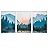 signwin 3 Piece Framed Canvas Wall Art Lake Landscape Canvas Prints Home Artwork Decoration for Living Room,Bedroom - 16"x24"x3 Panels