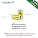 【5-Year Warranty】 CELEWELL 4LR44 6V Battery 170mAh High Capacity Same as 28A 4A76(10-Pack)