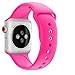 Silicone Band For Apple Watch, Classic Sport Replacement Strap for Apple Iwatch Sport Nike Edition all models Series 3, Series 2, Series 1 (barbie pink, 38mm S/M)