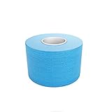 VivoPro Sports Pro-Style Kinesiology Tape by 5cm Wide x 5m Long, Uncut, Light Blue Color | Waterproof KT Tape for Athletics, Ideal for Knees, Shoulders, Ankles, Elbow, Hip, Wrists, Back, Much More