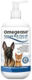 100% Pure Omega 3, 6 & 9 Fish Oil for Dogs and Cats - Best Supplement For Skin, Coat, Joint, Heart Health & Boosts Immunity - Liquid From Wild Caught Fish - Better Source of DHA & EPA Than Alaskan Salmon Oil - Results in 30 Days or Your