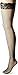 Dreamgirl Women’s Fishnet Thigh High Stockings with Silicone Lace Top and Back Seam