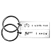LParkin Star Wars Keychain Keyring I Love You I Know Couple Gifts for Him and Her Girlfriend Boyfriend Husband Wife Fans