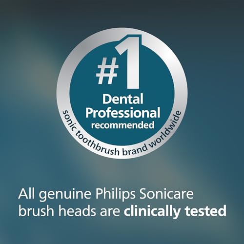 Philips Sonicare C2 Plaque Control - Genuine Replacement Electric Toothbrush Heads, White, 3 Pack, HX9023/65