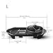 Multifunctional hot pot, electric barbecue grill super large medical stone household electric baking tin with 5 temperature adjustments,suitable for 1-10 person Christmas family gatherings and your food begins.