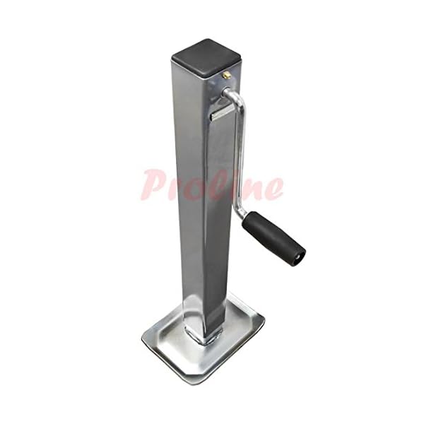3500-LBS-Trailer-Boat-RV-Jack-Tongue-Flat-Foot-Plate-Weld-On-DROP-LEG