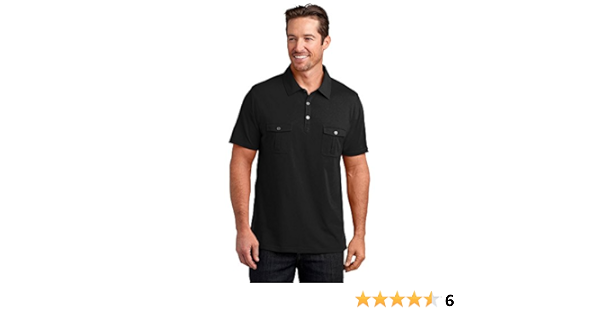 double chest pocket polo