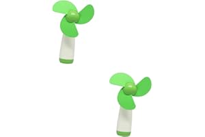 SOLUSTRE 2pcs Mini Handheld Fan Battery Operated Ygh365b Quiet Fan Soft Portable Travel for Boys and Girls