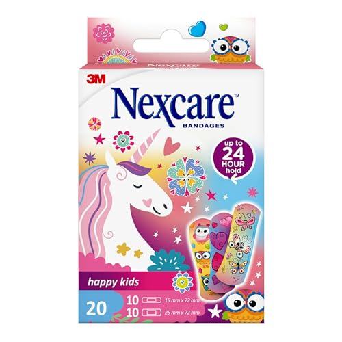 Nexcare Happy Kids Magic Assorted Strips, Pack of 20