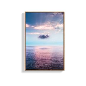 Framed Canvas Wall Art for Living Room, Bedroom Seaside Canvas Prints for Home Decoration Ready to Hang - 16x24 inches