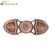 GoTwiddle Two Sided Copper Fidget Spinner - 2-4 Minutes - Ceramic Bearing (Crusader)