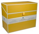 Semikolon Letter/A4 Size File Folder Box, Tangerine Yellow (32001)