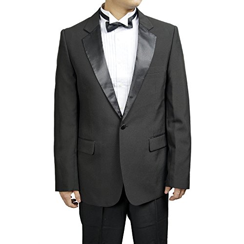 Broadway TuxmakersMen's 100% Wool 1 Button Classic Notch Collar Tuxedo Jacket
