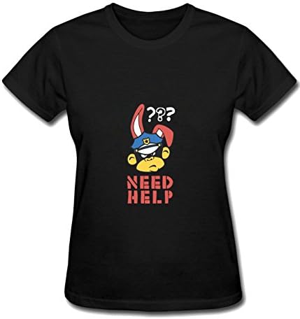 Gyrfalcons Women's NEED HELP custom tee black