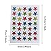 SBYURE 5250 Pieces Star Stickers Self-Adhesive Stickers for DIY Crafts Marking Work, Gold, Silver, Mix