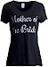 Mother of The Bride | Wedding Rehearsal Dinner Bridal Women's V-Neck T-Shirt-(Vneck,XL) Black