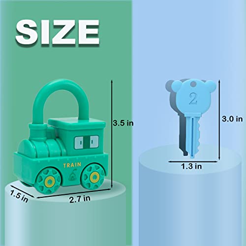 Educational Matching Locks Keys Montessori Sorting & Matching Locks And ...