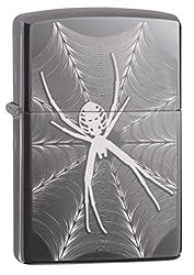 Zippo Spider & Web Design Pocket Lighter