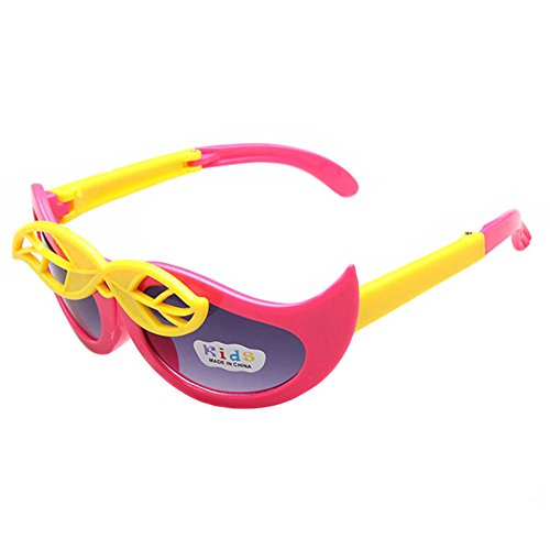 FancyG Cool Kids Leaf Style Folding Sunglasses Frame Toy Glasses Eyewear - Image 3