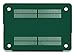MOSISO Case Only Compatible with MacBook Pro Retina 13 inch (Models: A1502 & A1425) (Older Version Release 2015 - end 2012), Plastic Hard Shell Case & Keyboard Cover & Screen Protector, Peacock Green