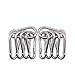 10 Pack Spring Snap Hook Carabiner Galvanized steel Clip Keychain