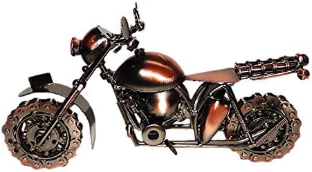 Shri Balaji Enterprises Harley Davidson Miniature Metal Bike Statue Showpiece Toy (Metallic, 29x15x12 cm)