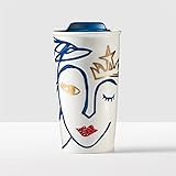 Starbucks 2016 ANNIVERSARY LIMITED Collection Siren Crystal Lips DOUBLE Traveler 10 oz