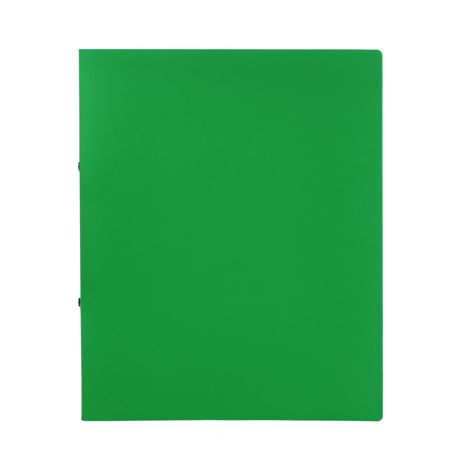 Idena 10434 Ring Binder in DIN A4 Format, 2-Ring Mechanism with 16 mm Diameter, 20 mm Spine Width, Green, Pack of 1