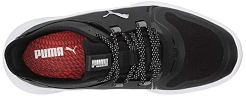 PUMA womens Ignite Fasten8 Golf Shoe, Black/White, US in
