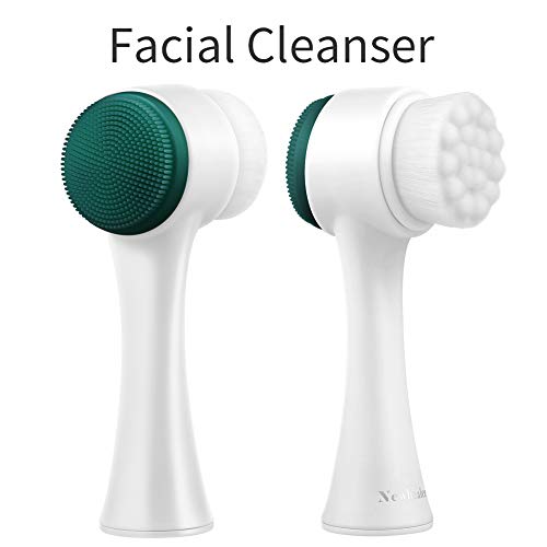 Newbealer Face Steamer 3-in-1 Nano Ionic Facial Humidifier with Hot and Cold Mist - Deep Clean & Tighten Skin - Home Face Spa with Aromatherapy Design for Women Men - Unclogs Pores Reduce Blackheads