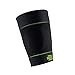 Bauerfeind Sports Compression Upper Leg Sleeves (1 Pair) (Black, Large/Long)