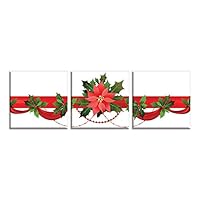 3 Piece Canvas Wall Art Christmas Canvas Prints Home Artwork Decoration for Living Room,Bedroom - 12