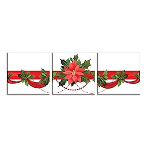 signwin 3 Piece Canvas Wall Art Christmas Canvas...