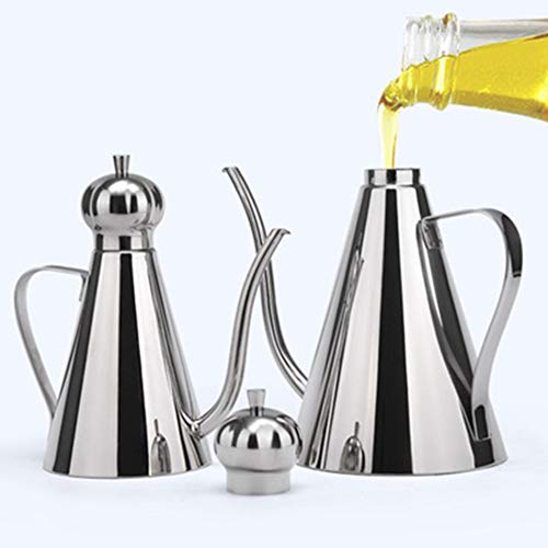 Olive Oil Dispenser, Stainless Steel Olive Oil Bottle, Leakproof Oil