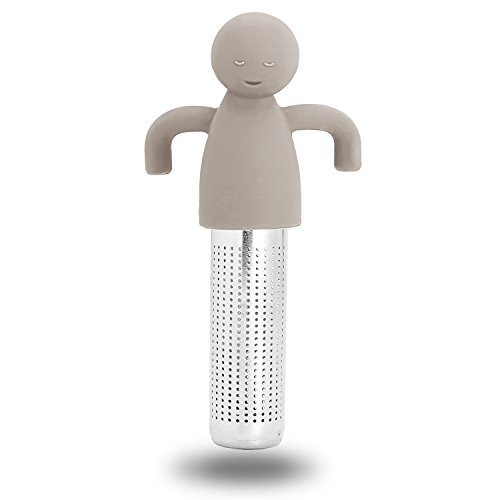 Tea Infuser,Artsdome Stainless Steel Tea Strainer with Smiling Face Zombie Silicone Handle for Tea Lover (1)