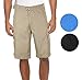 One Tough Brand Men's Cotton Twill Belted Cargo Shorts